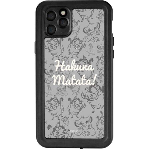 Disney The Lion King Hakuna Matata iPhone 11 Pro Max Waterproof Case