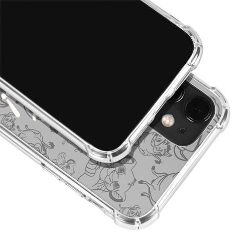 Disney The Lion King Hakuna Matata iPhone 12 Clear Case