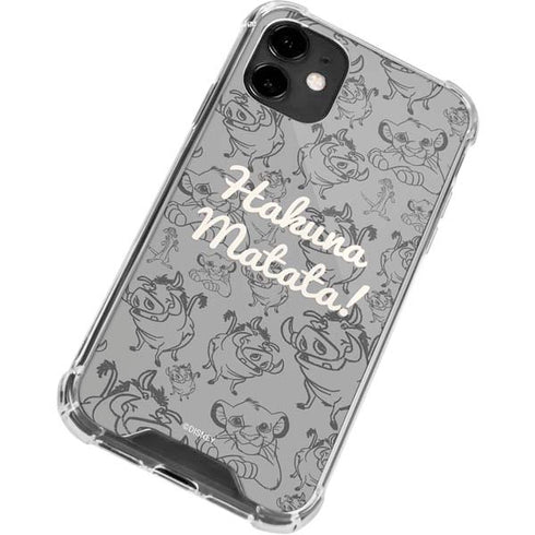 Disney The Lion King Hakuna Matata iPhone 12 Clear Case