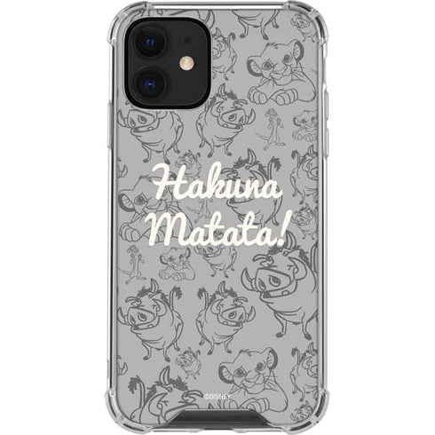Disney The Lion King Hakuna Matata iPhone 12 Mini Clear Case