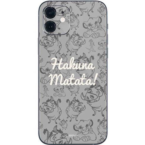 Disney The Lion King Hakuna Matata iPhone 12 Mini Skin