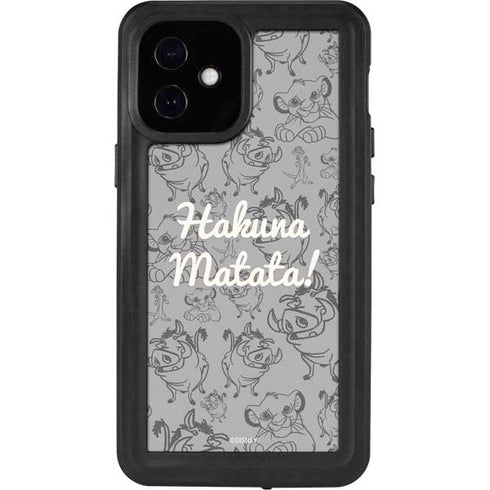 Disney The Lion King Hakuna Matata iPhone 12 Mini Waterproof Case