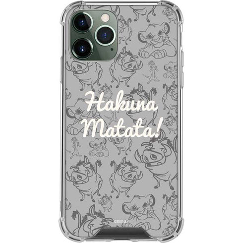 Disney The Lion King Hakuna Matata iPhone 12 Pro Clear Case