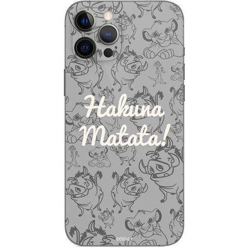 Disney The Lion King Hakuna Matata iPhone 12 Pro Max Skin