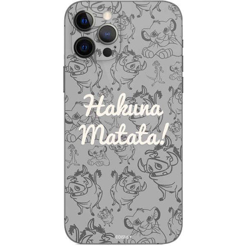 Disney The Lion King Hakuna Matata iPhone 12 Pro Skin