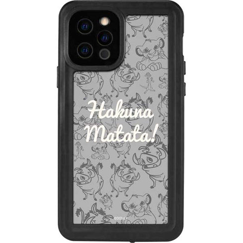 Disney The Lion King Hakuna Matata iPhone 12 Pro Waterproof Case