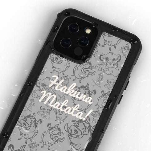 Disney The Lion King Hakuna Matata iPhone 12 Pro Waterproof Case