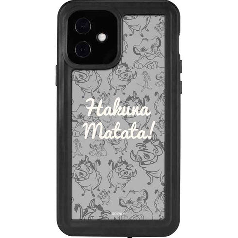 Disney The Lion King Hakuna Matata iPhone 12 Waterproof Case