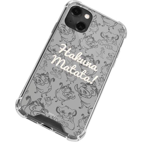 Disney The Lion King Hakuna Matata iPhone 13 Mini Clear Case