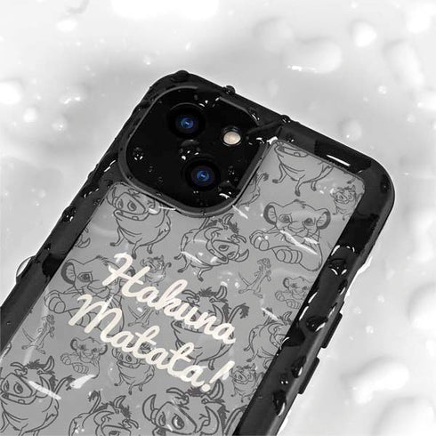 Disney The Lion King Hakuna Matata iPhone 13 Mini Waterproof Case