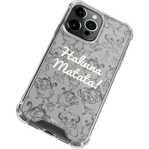 Disney The Lion King Hakuna Matata iPhone 13 Pro Clear Case