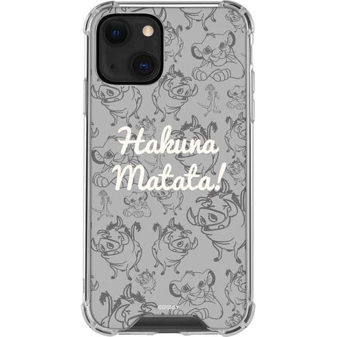 Disney The Lion King Hakuna Matata iPhone 14 Clear Case