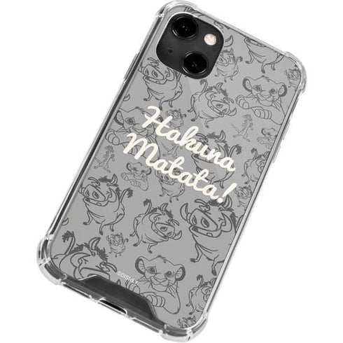 Disney The Lion King Hakuna Matata iPhone 14 Clear Case