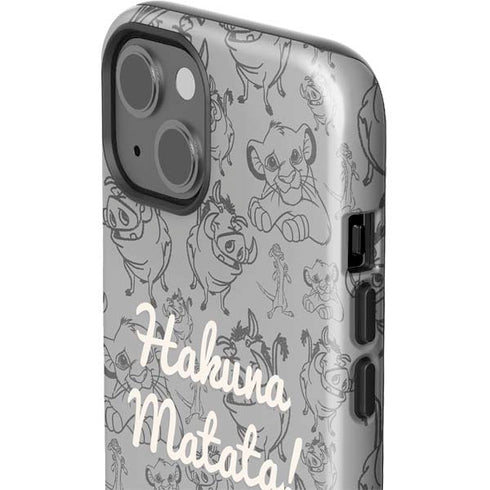 Disney The Lion King Hakuna Matata iPhone 15 Plus Impact Case