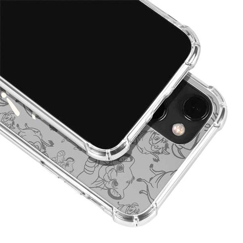 Disney The Lion King Hakuna Matata iPhone 14 Plus Clear Case