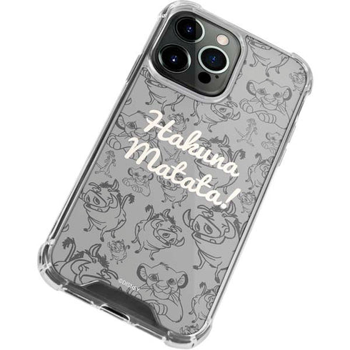 Disney The Lion King Hakuna Matata iPhone 15 Pro Clear Case