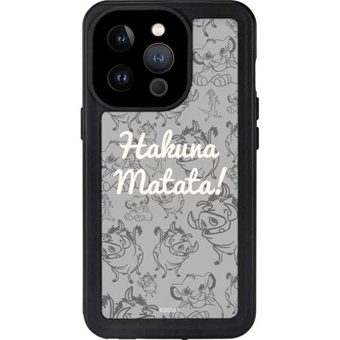 Disney The Lion King Hakuna Matata iPhone 14 Pro Waterproof Case