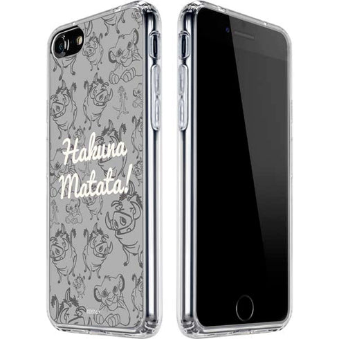 Disney The Lion King Hakuna Matata iPhone SE (2nd & 3rd Gen) Clear Case
