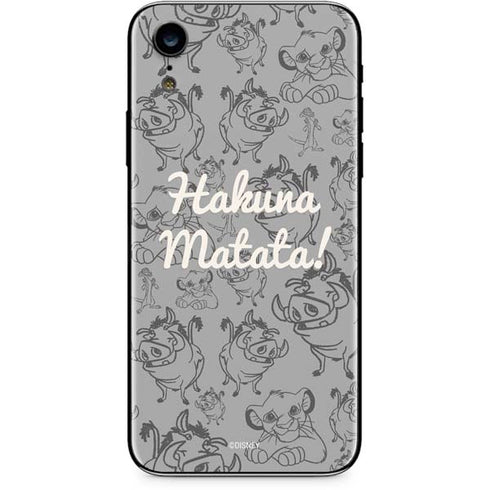 Disney The Lion King Hakuna Matata iPhone XR Skin