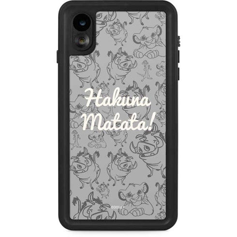Disney The Lion King Hakuna Matata iPhone XR Waterproof Case