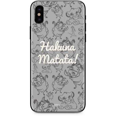 Disney The Lion King Hakuna Matata iPhone XS Skin