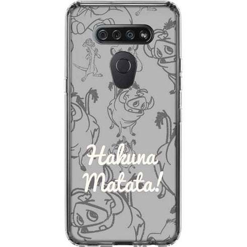 Disney The Lion King Hakuna Matata LG K51/Q51 Clear Case