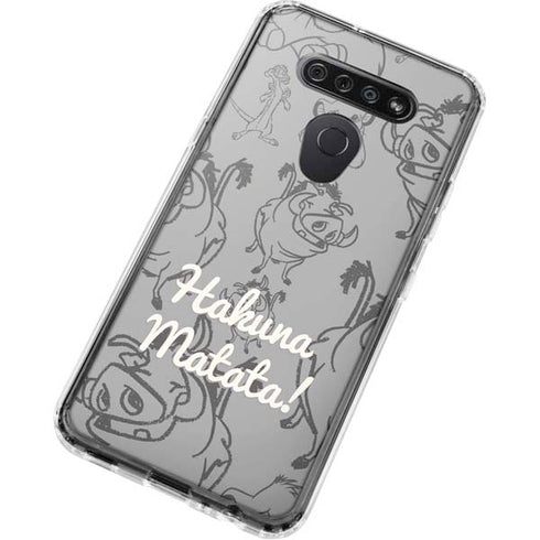 Disney The Lion King Hakuna Matata LG K51/Q51 Clear Case