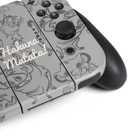 Disney The Lion King Hakuna Matata Nintendo Switch OLED (2021) Skin