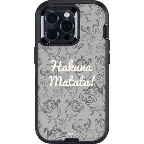 Disney The Lion King Hakuna Matata Otterbox Defender iPhone Skin