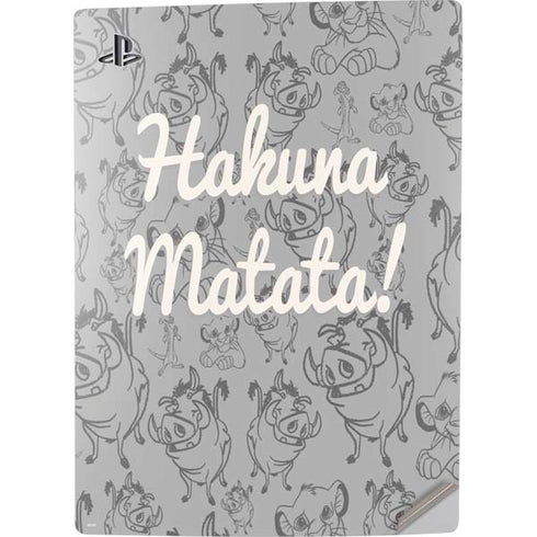 Disney The Lion King Hakuna Matata PS5 Digital Edition Console Skin