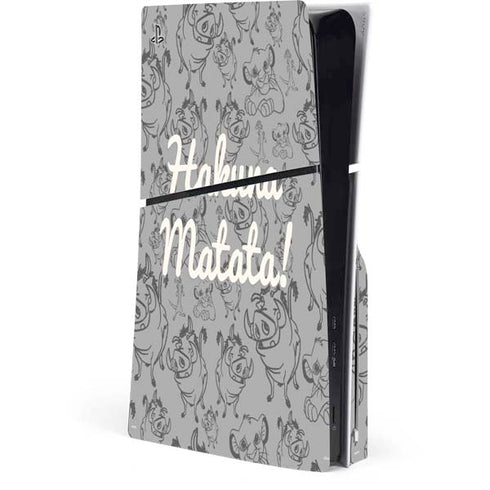 Disney The Lion King Hakuna Matata PS5 Slim Disk Console Skin