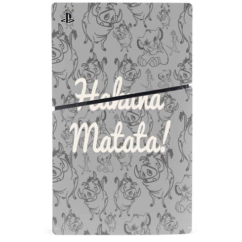 Disney The Lion King Hakuna Matata PS5 Slim Disk Console Skin