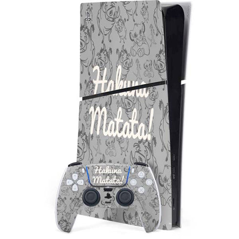 Disney The Lion King Hakuna Matata PS5 Slim Digital Edition Bundle Skin