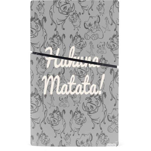 Disney The Lion King Hakuna Matata PS5 Slim Digital Edition Console Skin