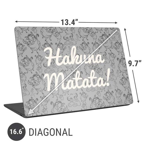 Disney The Lion King Hakuna Matata Universal Laptop 16.6in (13.4 x 9.7in) Skin