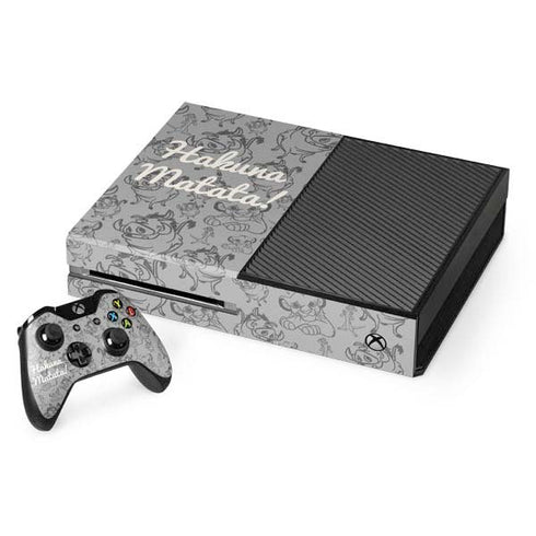 Disney The Lion King Hakuna Matata Xbox One Console and Controller Bundle Skin