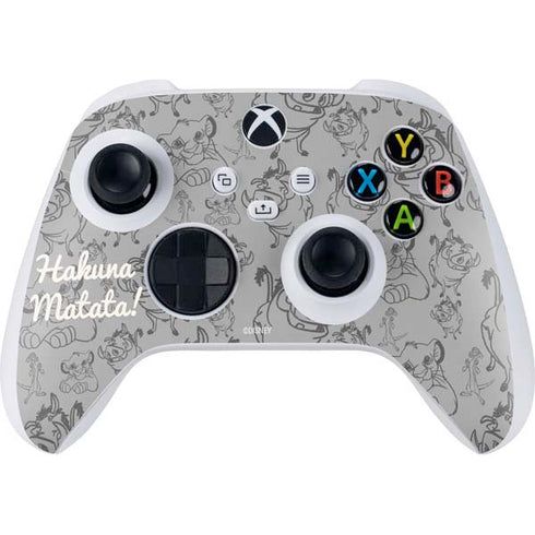 Disney The Lion King Hakuna Matata Xbox Series S Controller Skin