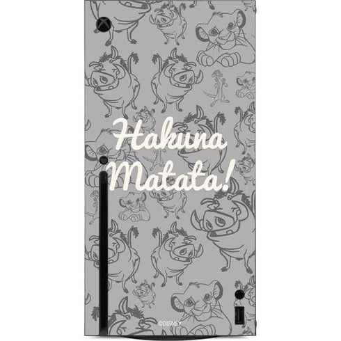Disney The Lion King Hakuna Matata Xbox Series X Console Skin