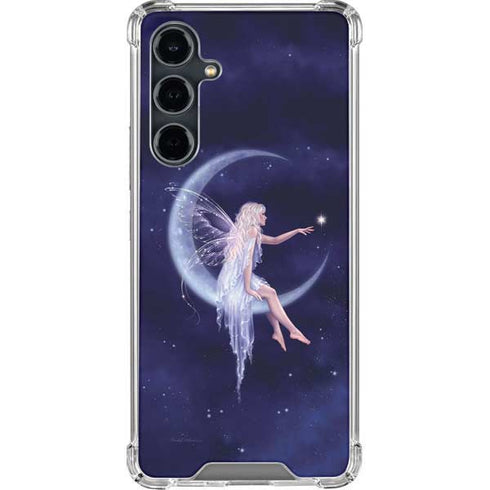 Half Moon Fairy by Rachel Anderson Galaxy S23 FE Clear Case