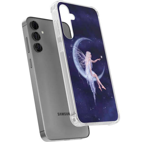 Half Moon Fairy by Rachel Anderson Galaxy S24 Plus Clear Case