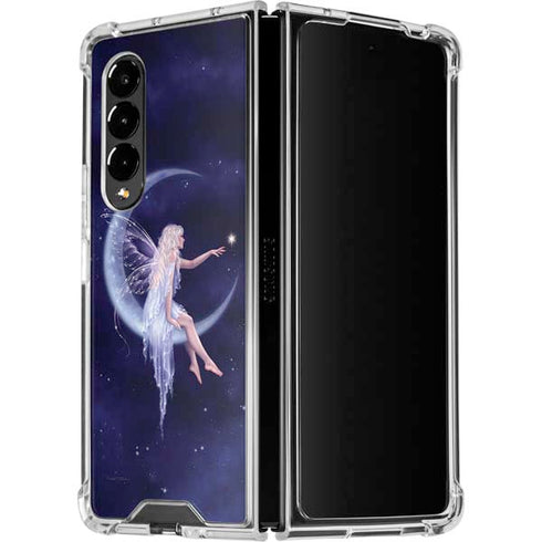 Rachel Anderson Half Moon Fairy Galaxy Z Fold4 5G Clear Case