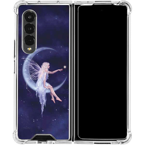 Rachel Anderson Half Moon Fairy Galaxy Z Fold4 5G Clear Case