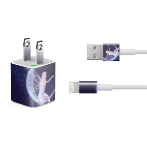 Rachel Anderson Half Moon Fairy iPhone Charger (5W USB) Skin