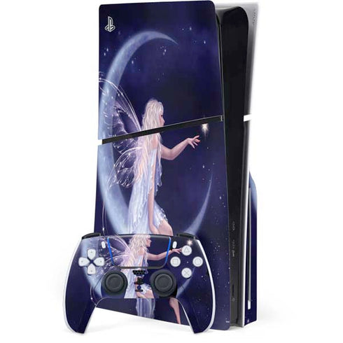 Half Moon Fairy by Rachel Anderson PS5 Slim Disk Bundle Skin
