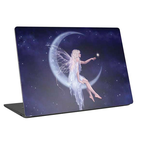 Rachel Anderson Half Moon Fairy Universal Laptop 15in (12.2 x 8.8in) Skin