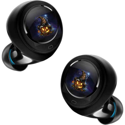 Halloween Cat and Jack O Lantern Pumpkin by Sarah Richter Amazon Echo Buds Skin