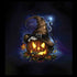 Halloween Cat and Jack O Lantern Pumpkin by Sarah Richter Amazon Echo Skin