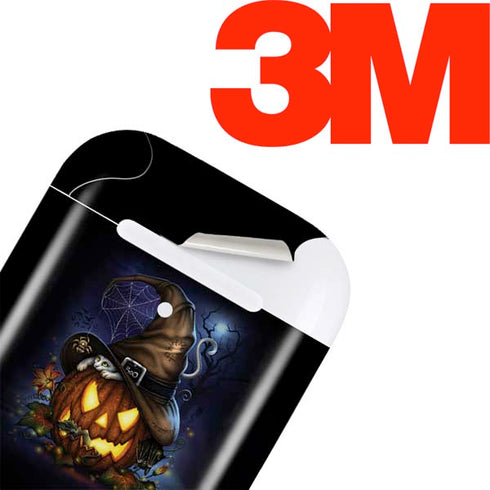 Halloween Cat and Jack O Lantern Pumpkin by Sarah Richter Apple AirPods 2 Skin