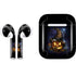 Halloween Cat and Jack O Lantern Pumpkin by Sarah Richter Apple AirPods Skin