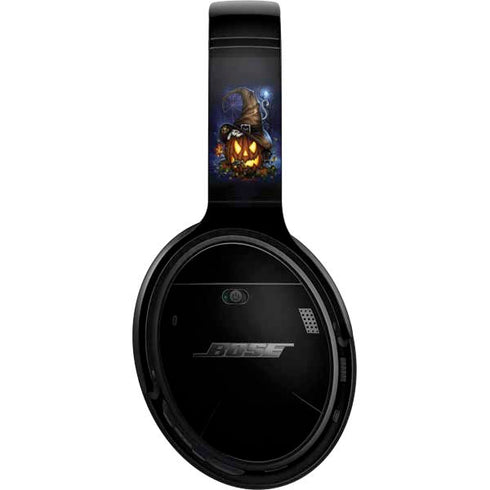Halloween Cat and Jack O Lantern Pumpkin by Sarah Richter Bose QuietComfort 35 Headphones Skin